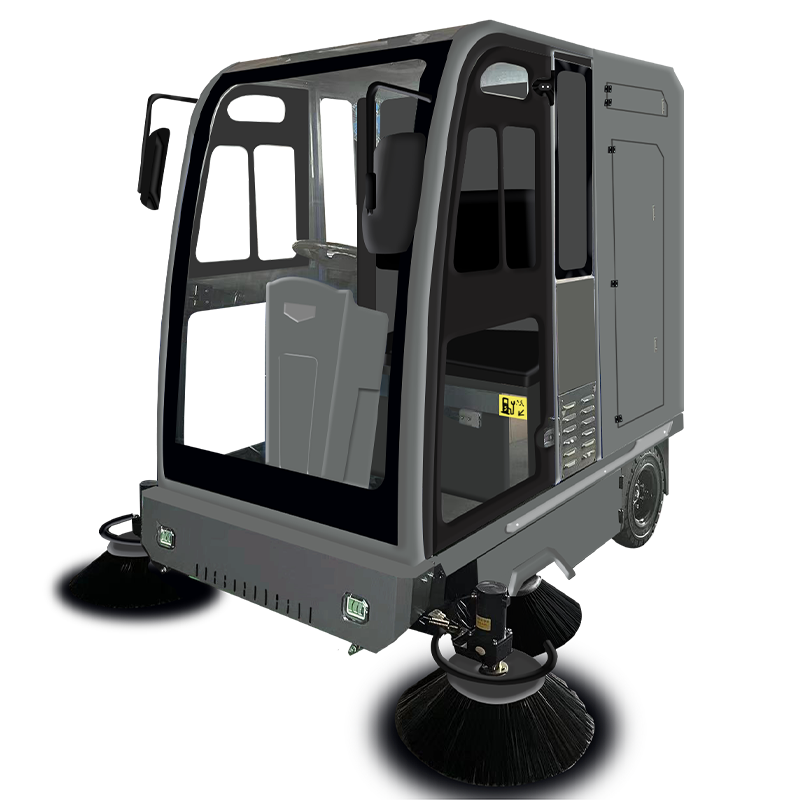 Balayeuse de route électrique à haut rendement S22-4F avec coque enduite par pulvérisation