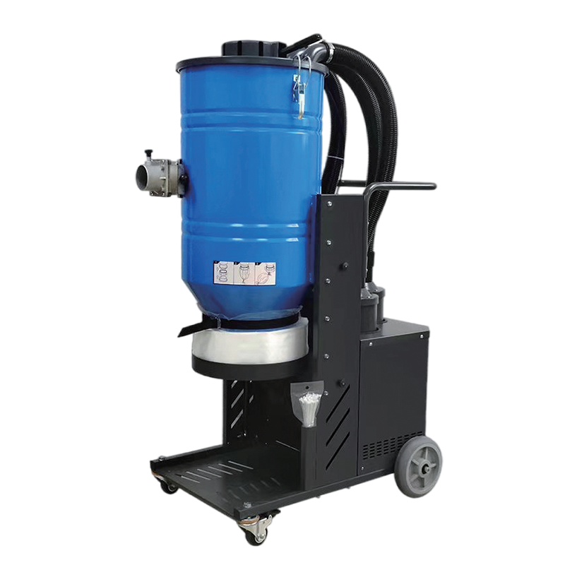 Aspirateur industriel à sac filtrant monophasé à deux étages