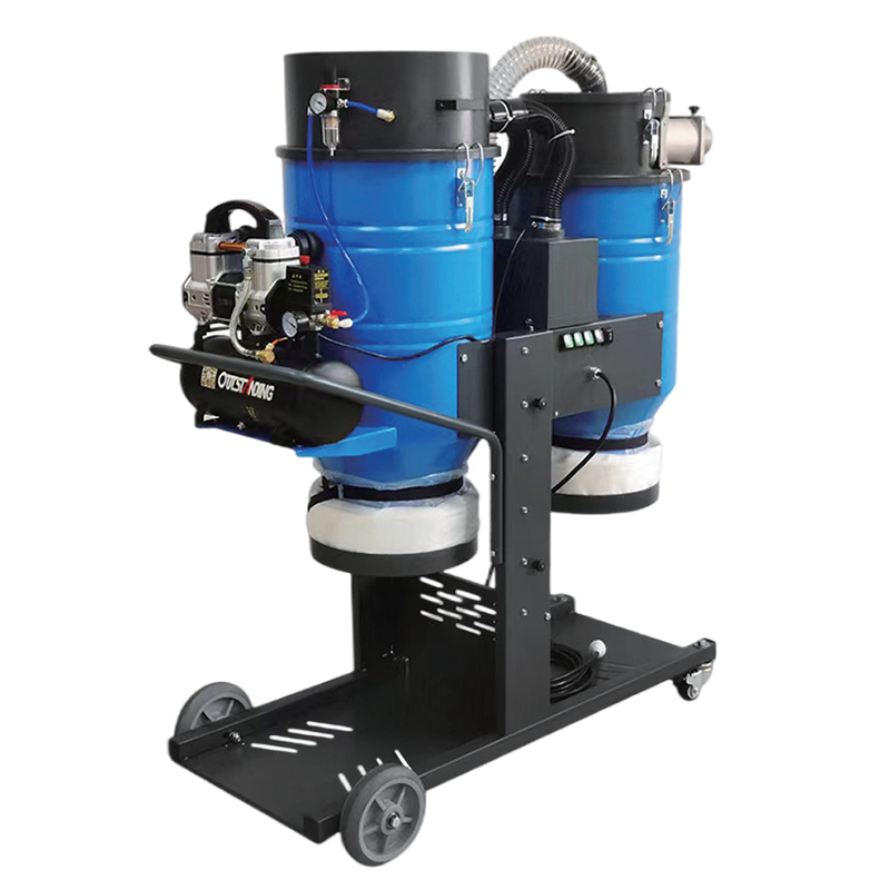 Aspirateur industriel monophasé à double corps avec sac